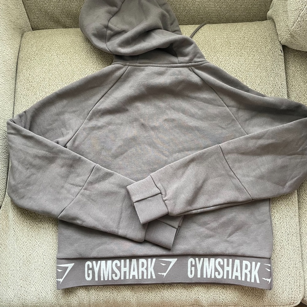 Gymshark Purple Hooded Jacket Zip-up Size: Small